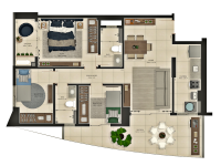 Layout 2 quartos variante